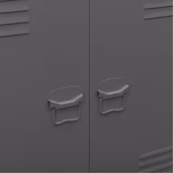 vidaXL Industrial Storage Chest Anthracite Steel Sideboard Cabinet Storage Box - Additional view 5