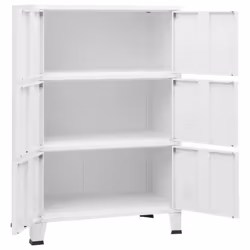 vidaXL Industrial Storage Chest Steel Sideboard Cabinet Multi Colours/Sizes - white - Additional view 10