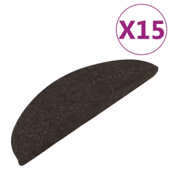 vidaXL Stair Mats Carpet Rug Stair Protector Self-adhesive 15 pcs Anthracite - Additional view 3