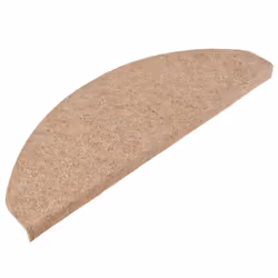 vidaXL Stair Mats Carpet Stair Tread Stair Step Rug Self-adhesive 15 pcs Beige