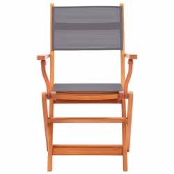 VidaXL 3086964 outdoor chair Terrace Eucalyptus Grey