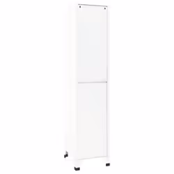 vidaXL Locker Cabinet White 45 cm Steel Storage Home Office Cabinet Furniture - Additional view 5