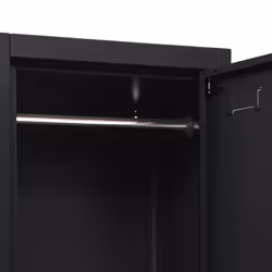 vidaXL Locker Cabinet Black 45 cm Steel Storage Home Office Cabinet Furniture - Additional view 7