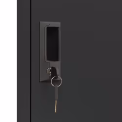 vidaXL Locker Cabinet Anthracite 45 cm Steel Storage Office Cabinet Furniture - Additional view 4