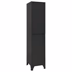 vidaXL Locker Cabinet Anthracite 45 cm Steel Storage Office Cabinet Furniture - Additional view 7