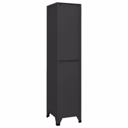 vidaXL Locker Cabinet Anthracite 45 cm Steel Storage Office Cabinet Furniture - Additional view 4