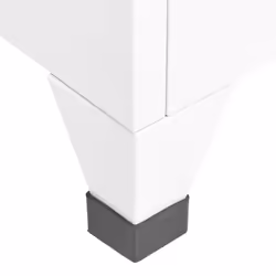 vidaXL Locker Cabinet White 40 cm Steel Storage Home Office Cabinet Furniture - Additional view 4