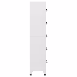 vidaXL Locker Cabinet Light Grey 40 cm Steel Storage Office Cabinet Furniture - Additional view 6