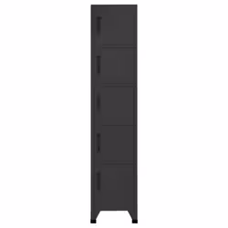 vidaXL Locker Cabinet Anthracite 40 cm Steel Storage Office Cabinet Furniture - Additional view 6