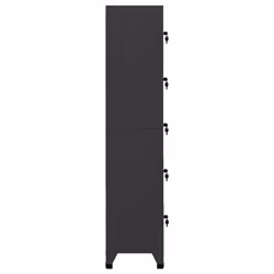vidaXL Locker Cabinet Anthracite 40 cm Steel Storage Office Cabinet Furniture - Additional view 7