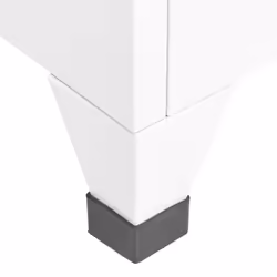 vidaXL Locker Cabinet White 40 cm Steel Storage Home Office Cabinet Furniture - Additional view 7