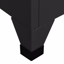 vidaXL Locker Cabinet Black 40 cm Steel Storage Home Office Cabinet Furniture - Additional view 7