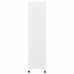 vidaXL Locker Cabinet White Steel Office Storage Locker Cabinet Furniture - Additional view 7
