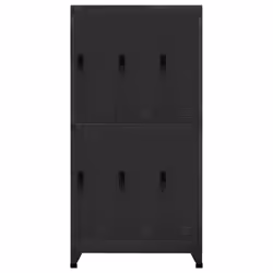 vidaXL Locker Cabinet Anthracite Steel Office Storage Locker Cabinet Furniture - Additional view 5
