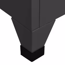 vidaXL Locker Cabinet Anthracite Steel Office Storage Locker Cabinet Furniture - Additional view 8