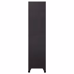 vidaXL Locker Cabinet Anthracite and Red Steel Office Storage Locker Cabinet - Additional view 7