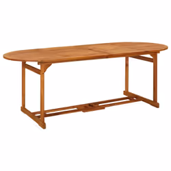 vidaXL Garden Dining Set 9 Piece Outdoor Table and Chair Solid Wood Acacia - Additional view 8