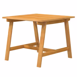 vidaXL Solid Wood Acacia Garden Dining Set Furniture Multi Sizes 3/5/7/9 Piece - 88 cm table length/5