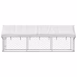 vidaXL Outdoor Dog Kennel with Roof Patio Enclosure Dog Cage Dog House Crate - 400 x 100 x 150 cm - Additional view 5