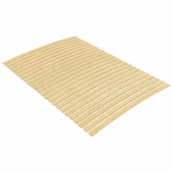 vidaXL Slatted Bed Base with Slats Bedroom Bed Slat Frame Mattress Foundation - 120 x 200 cm