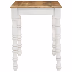 vidaXL Solid Wood Mango Dining Table Writing Dinette Desk Wooden Furniture