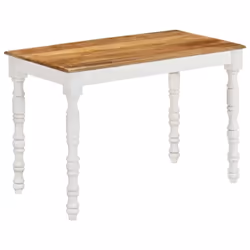 vidaXL Solid Wood Mango Dining Table Writing Dinette Desk Wooden Furniture - Additional view 8