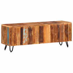vidaXL TV Cabinet Solid Wood Reclaimed TV Shelf HiFi Stand Wooden Cabinet - Additional view 6