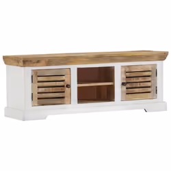 vidaXL Solid Wood Mango TV Cabinet Bedroom Monitor Riser Sideboard TV Stand