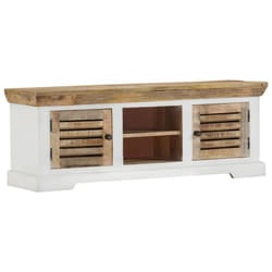 vidaXL Solid Wood Mango TV Cabinet Bedroom Monitor Riser Sideboard TV Stand