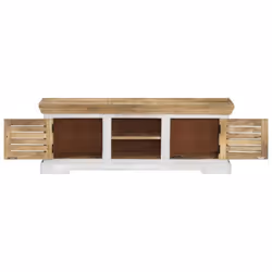 vidaXL Solid Wood Mango TV Cabinet Bedroom Monitor Riser Sideboard TV Stand