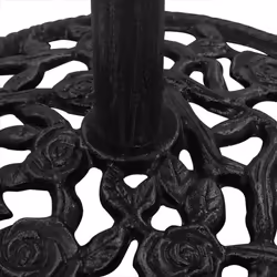 vidaXL Umbrella Base Outdoor Parasol Stand Garden Umbrella Holder Cast Iron - black, 48 x 48 x 33 cm - Additional view 4