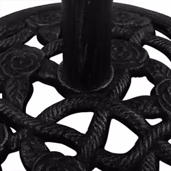 vidaXL Umbrella Base Outdoor Parasol Stand Garden Umbrella Holder Cast Iron - black, 40 x 40 x 32 cm - Additional view 4