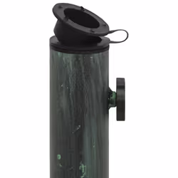 vidaXL Umbrella Base Outdoor Parasol Stand Garden Umbrella Holder Cast Iron - green, 44 x 44 x 31 cm - Additional view 5