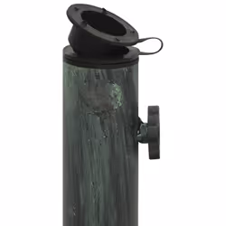 vidaXL Umbrella Base Outdoor Parasol Stand Garden Umbrella Holder Cast Iron - green, ? 40 x 32 cm - Additional view 5