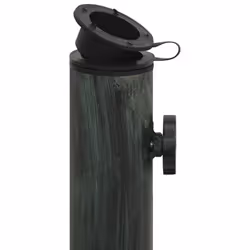 vidaXL Umbrella Base Outdoor Parasol Stand Garden Umbrella Holder Cast Iron - green, 45 x 45 x 30 cm - Additional view 5
