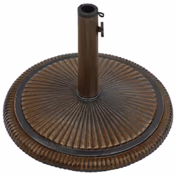 vidaXL Umbrella Base Outdoor Parasol Stand Garden Umbrella Holder Cast Iron - bronze, 45 x 45 x 30 cm - Additional view 2