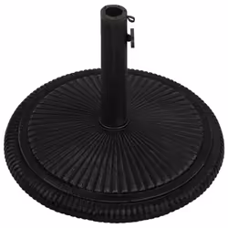 vidaXL Umbrella Base Outdoor Parasol Stand Garden Umbrella Holder Cast Iron - black, 45 x 45 x 30 cm - Additional view 2