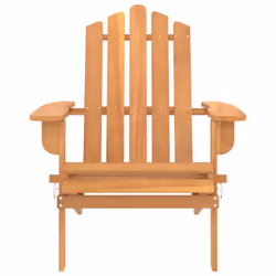 vidaXL Solid Wood Acacia Garden Adirondack Chair Wooden Armchair Furniture - Additional view 2