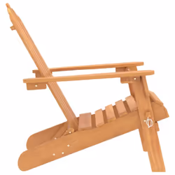 vidaXL Solid Wood Acacia Garden Adirondack Chair Wooden Armchair Furniture - Additional view 3