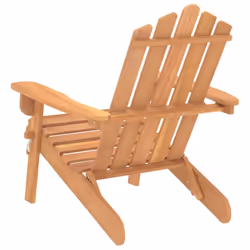 vidaXL Solid Wood Acacia Garden Adirondack Chair Wooden Armchair Furniture - Additional view 4