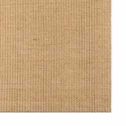 vidaXL Rug Home Indoor Area Rug Floor Mat Floor Carpet Runner Natural Sisal - natural, 66 x 150 cm