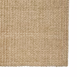 vidaXL Rug Home Indoor Area Rug Floor Mat Floor Carpet Runner Natural Sisal - natural, 66 x 300 cm