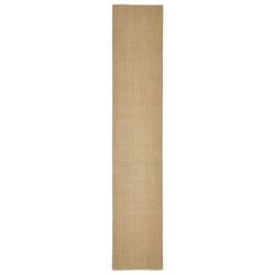 vidaXL Rug Home Indoor Area Rug Floor Mat Floor Carpet Runner Natural Sisal - natural, 66 x 350 cm