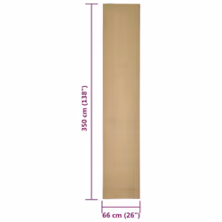 vidaXL Rug Home Indoor Area Rug Floor Mat Floor Carpet Runner Natural Sisal - natural, 66 x 350 cm