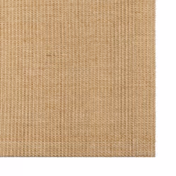 vidaXL Rug Home Indoor Area Rug Floor Mat Floor Carpet Runner Natural Sisal - natural, 80 x 150 cm
