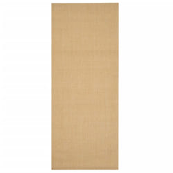 vidaXL Rug Home Indoor Area Rug Floor Mat Floor Carpet Runner Natural Sisal - natural, 80 x 200 cm