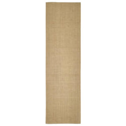 vidaXL Rug Home Indoor Area Rug Floor Mat Floor Carpet Runner Natural Sisal - 100 x 350 cm