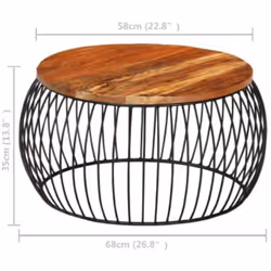 VidaXL 338022 coffee/side/end table - Additional view 7