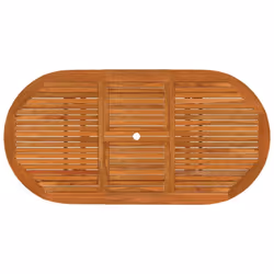 vidaXL Solid Wood Eucalyptus Garden Dining Set with/without Footrest 5/7 Piece - Jul-52 - Additional view 6