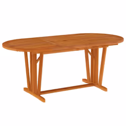 vidaXL Solid Wood Eucalyptus Garden Dining Set with/without Footrest 5/7 Piece - 5/547 - Additional view 5